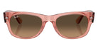 Ray-Ban RB0832SF Mega Wayfarer II 684843 55 - Transparent Pink #id:rb0832sf684843_s:108100
