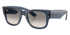 Ray-Ban RB0840S Mega Wayfarer 684532 51 - Transparent Dark Blue #id:rb0840s684532_s:100105
