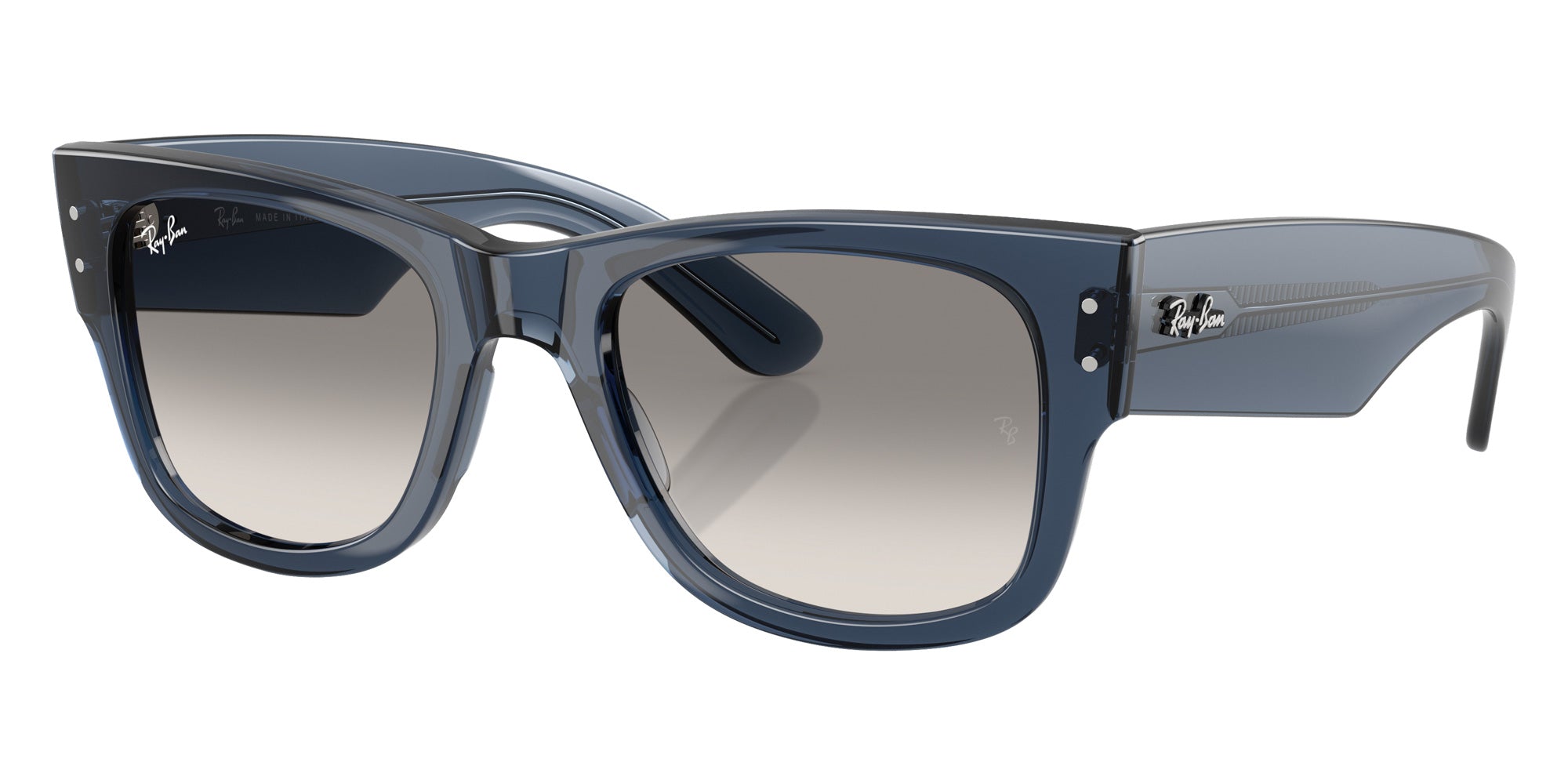 Ray-Ban RB0840S Mega Wayfarer 684532 51 - Transparent Dark Blue #id:rb0840s684532_s:100105