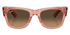 Ray-Ban RB0840S Mega Wayfarer 684843 51 - Transparent Pink #id:rb0840s684843_s:104100