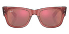 Ray-Ban RB0840SF Mega Wayfarer 66372K 52 - Transparent Pink / Red Mirrored #id:rb0840sf66372k_s:100100