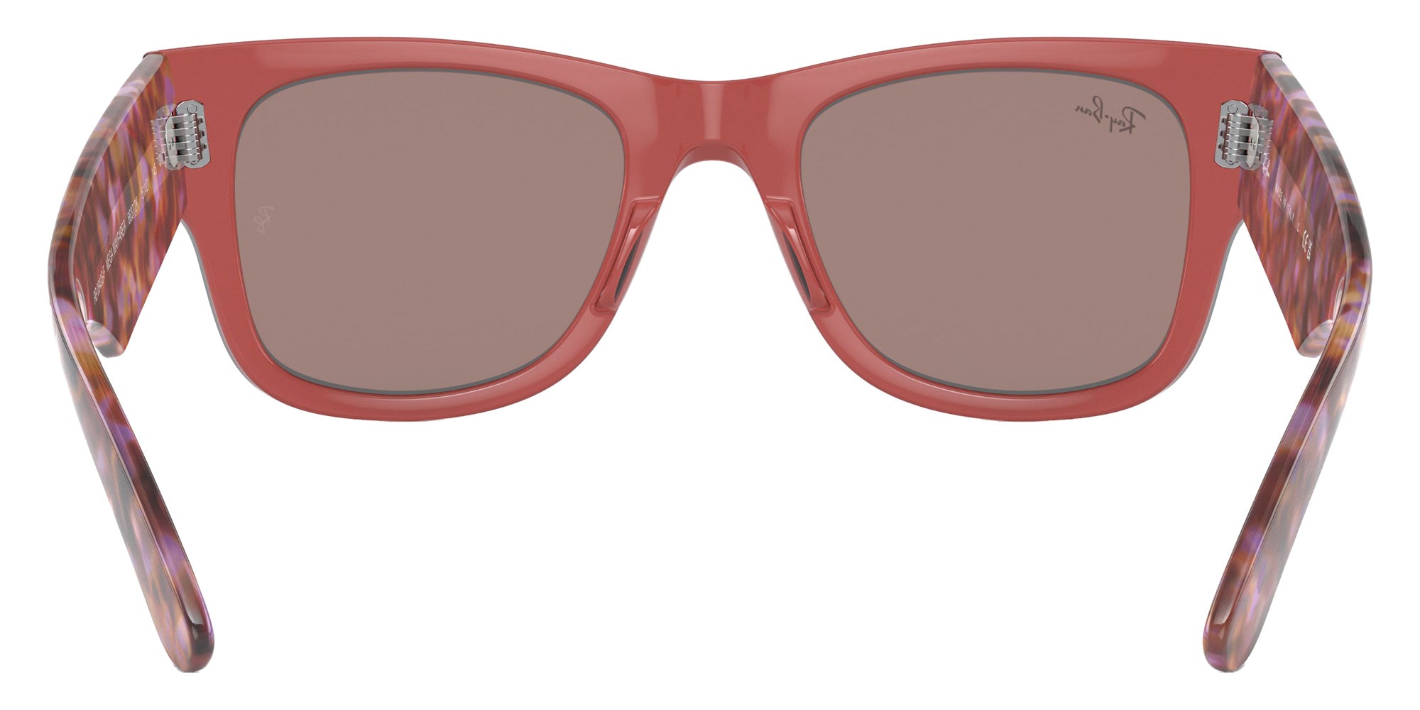 Ray-Ban RB0840SF Mega Wayfarer 66372K 52 - Transparent Pink / Red Mirrored #id:rb0840sf66372k_s:100115