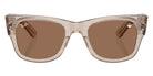 Ray-Ban RB0840SF MEGA WAYFARER 68701A 52 - Transparent Light Brown / Dark Brown #id:rb0840sf68701a_s:100100