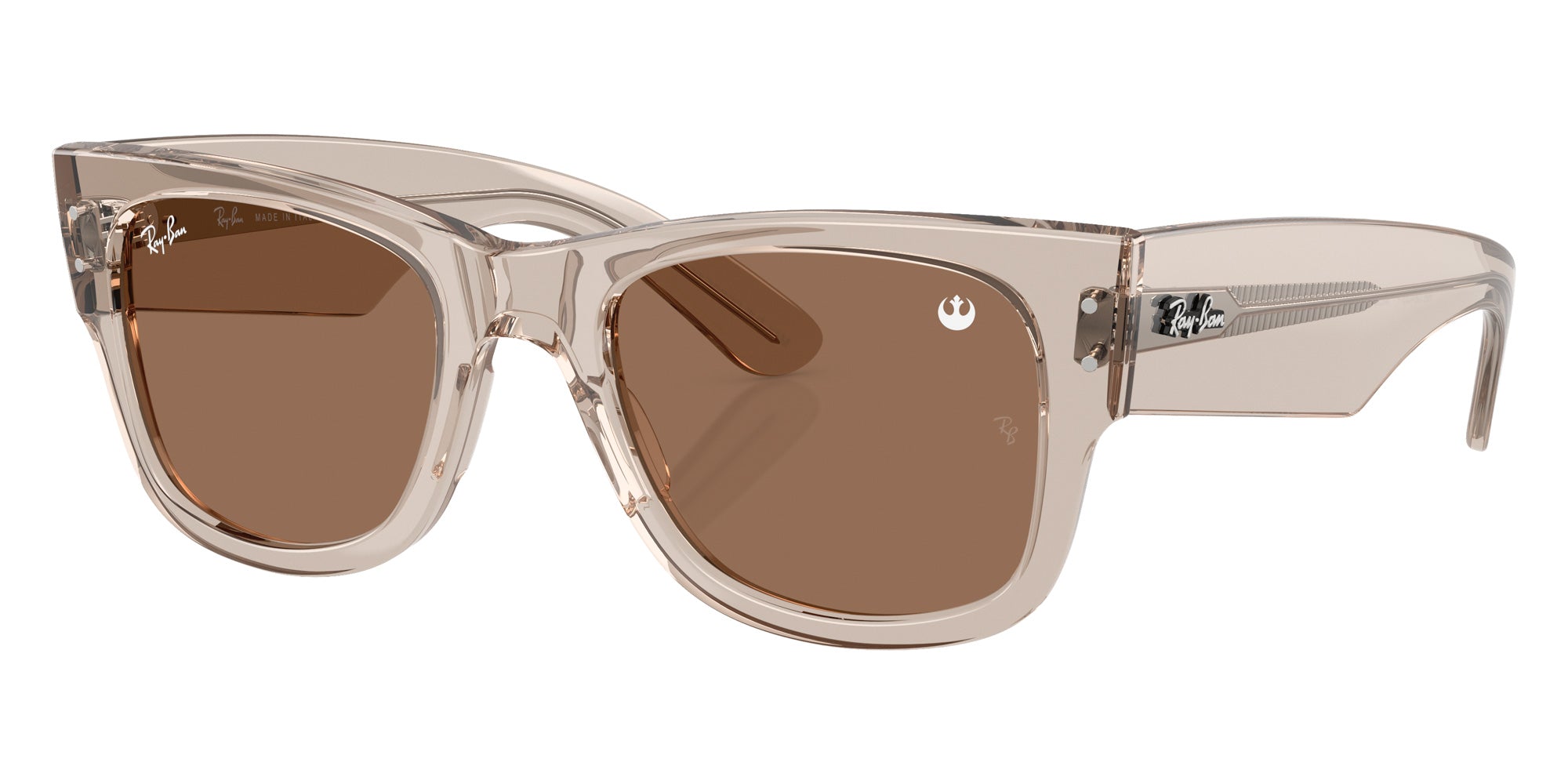 Ray-Ban RB0840SF MEGA WAYFARER 68701A 52 - Transparent Light Brown / Dark Brown #id:rb0840sf68701a_s:100105