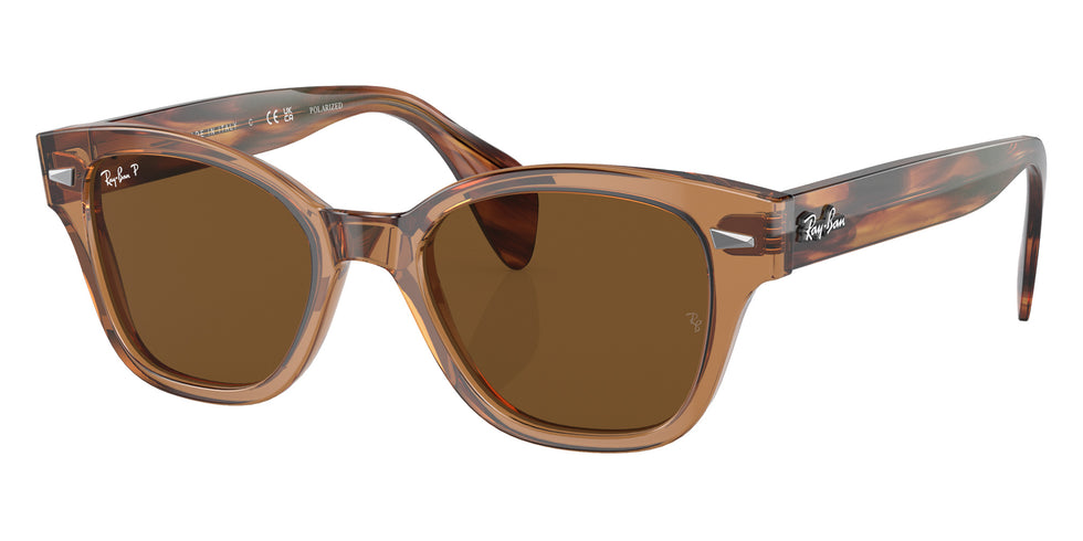 Ray-Ban RB0880S 664057 49 - Transparent Brown / Brown Polarized #id:rb0880s664057_s:100105