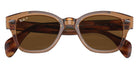 Ray-Ban RB0880S 664057 49 - Transparent Brown / Brown Polarized #id:rb0880s664057_s:100125