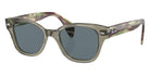 Ray-Ban RB0880SF 66353R 53 - Transparent Green / Dark Blue Polarized #id:rb0880sf66353r_s:100105