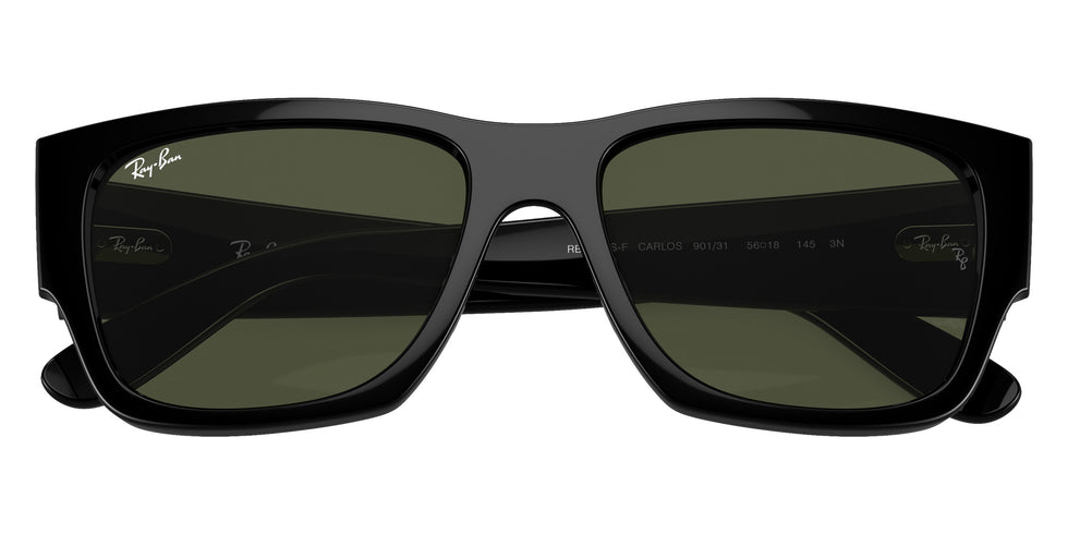 Ray-Ban RB0947SF Carlos 901/31 56 - Black / Green #id:rb0947sf90131_s:100125