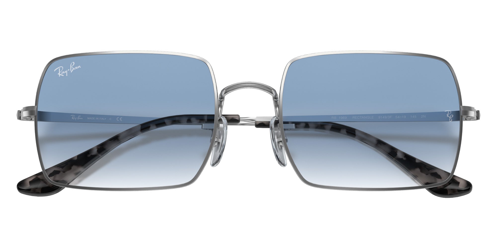 Ray-Ban RB1969 Rectangle 1969 91493F 54 - Silver / Light Blue Gradient #id:rb196991493f_s:100125