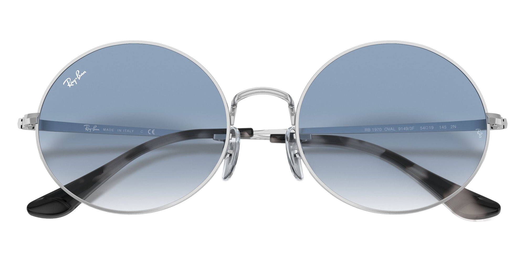 Ray-Ban RB1970 Oval 1970 91493F 54 - Silver / Light Blue Gradient #id:rb197091493f_s:100125