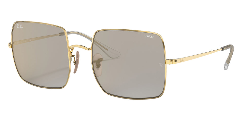 Ray-Ban RB1971 Square 1971 Mirror Evolve 001/B3 54 - Arista Gold / Dark Gray/Gold Photochromic Mirrored #id:rb1971001b3_s:100105