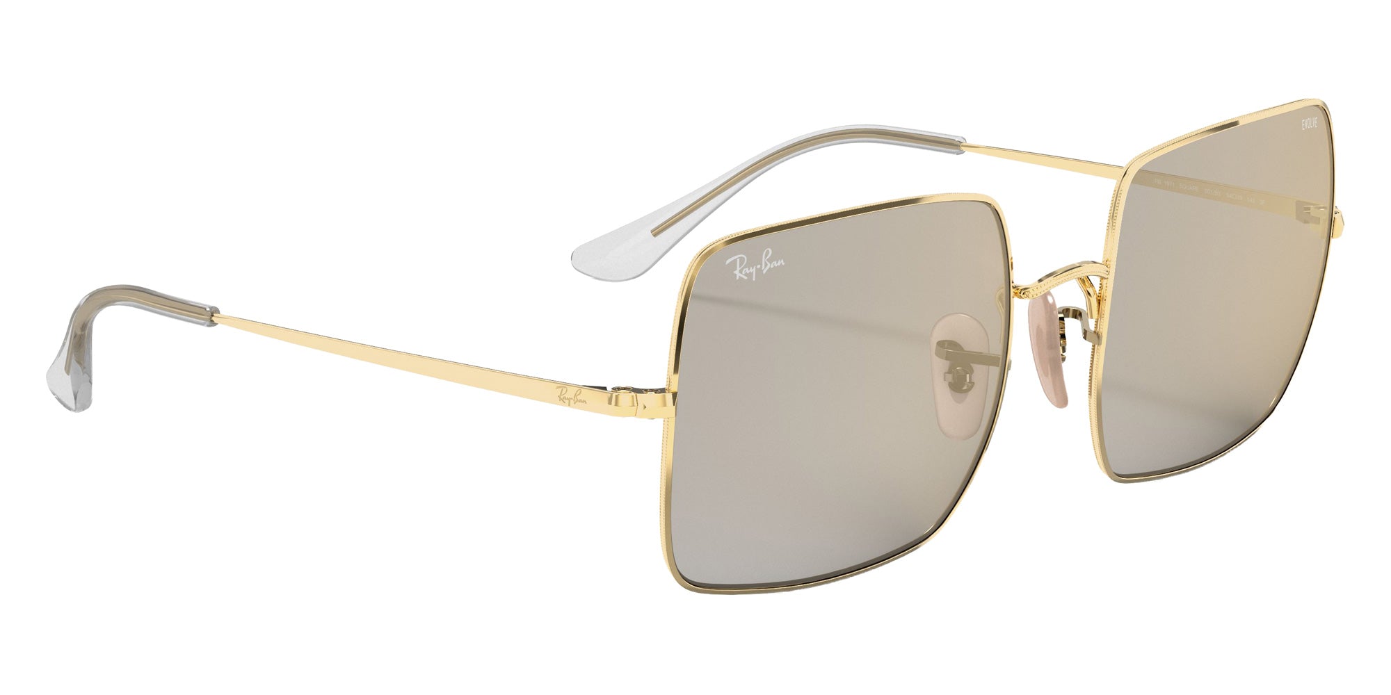 Ray-Ban RB1971 Square 1971 Mirror Evolve 001/B3 54 - Arista Gold / Dark Gray/Gold Photochromic Mirrored #id:rb1971001b3_s:100120