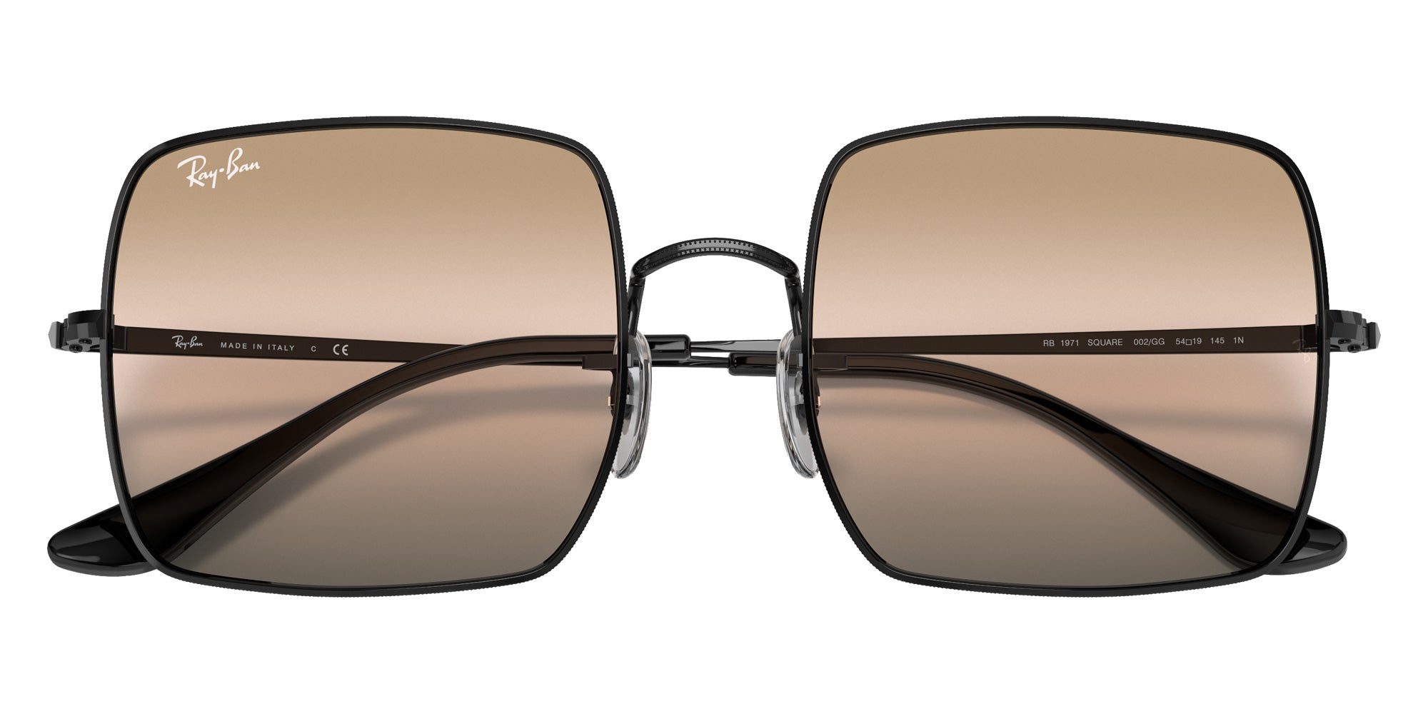 Ray-Ban RB1971 Square 1971 002/GG 54 - Black / Pink/Brown Gradient #id:rb1971002gg_s:100125