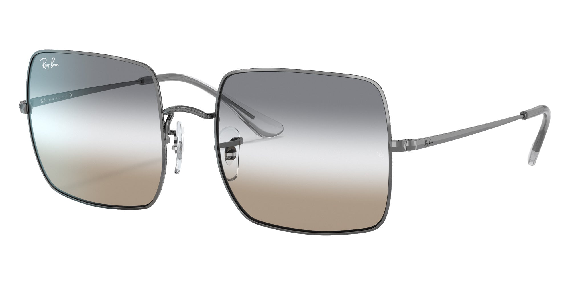Ray-Ban RB1971 Square 1971 Bi-Gradient 004/GH 54 - Gunmetal / Clear Gray/Brown Gradient #id:rb1971004gh_s:100105