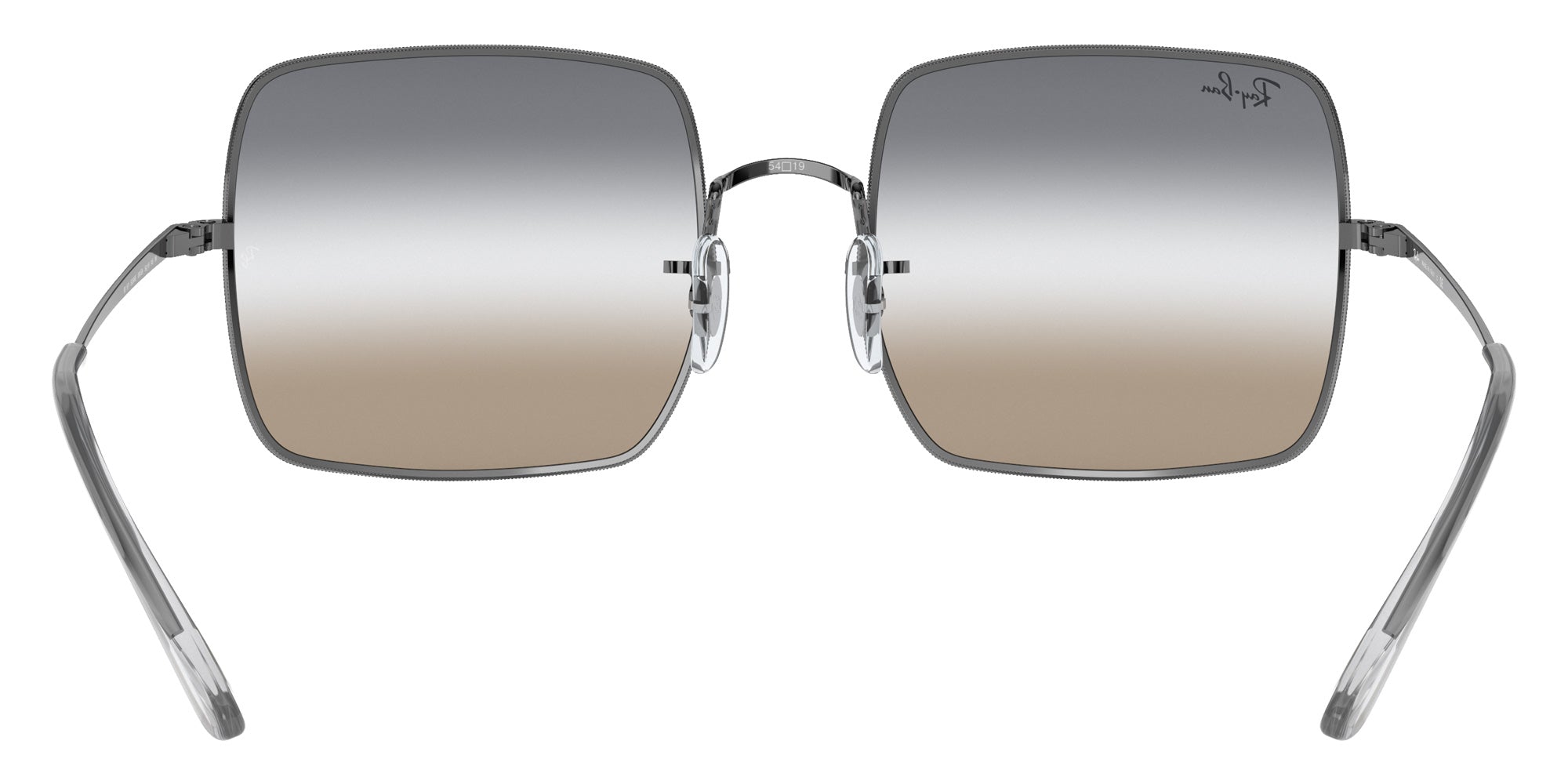 Ray-Ban RB1971 Square 1971 Bi-Gradient 004/GH 54 - Gunmetal / Clear Gray/Brown Gradient #id:rb1971004gh_s:100115