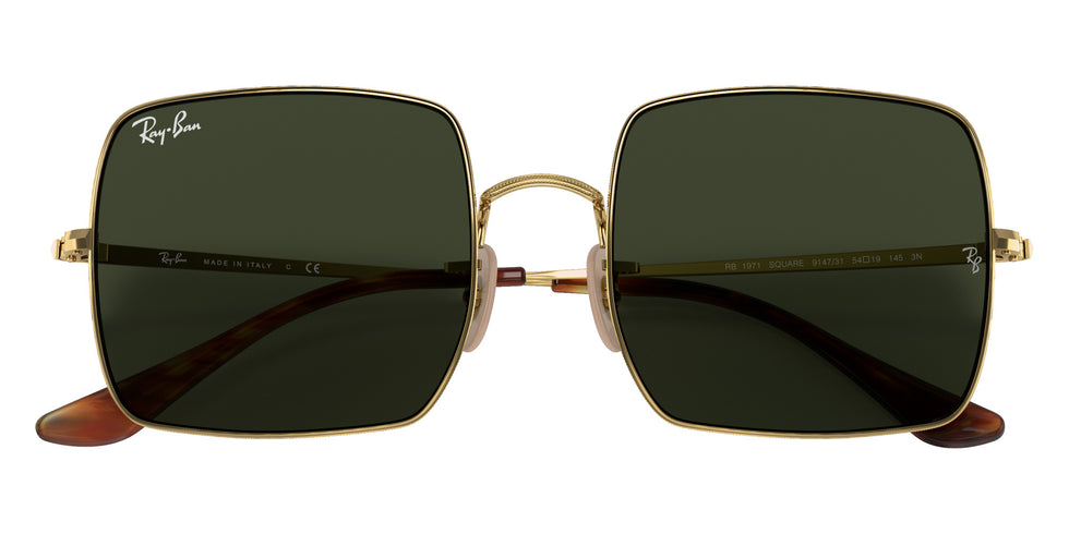 Ray-Ban RB1971 Square 1971 Classic 914731 54 - Arista Gold / G-15 Green #id:rb1971914731_s:100125