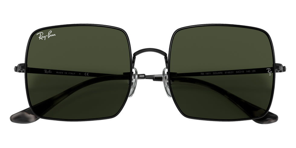 Ray-Ban RB1971 Square 1971 Classic 914831 54 - Black / G-15 Green #id:rb1971914831_s:100125
