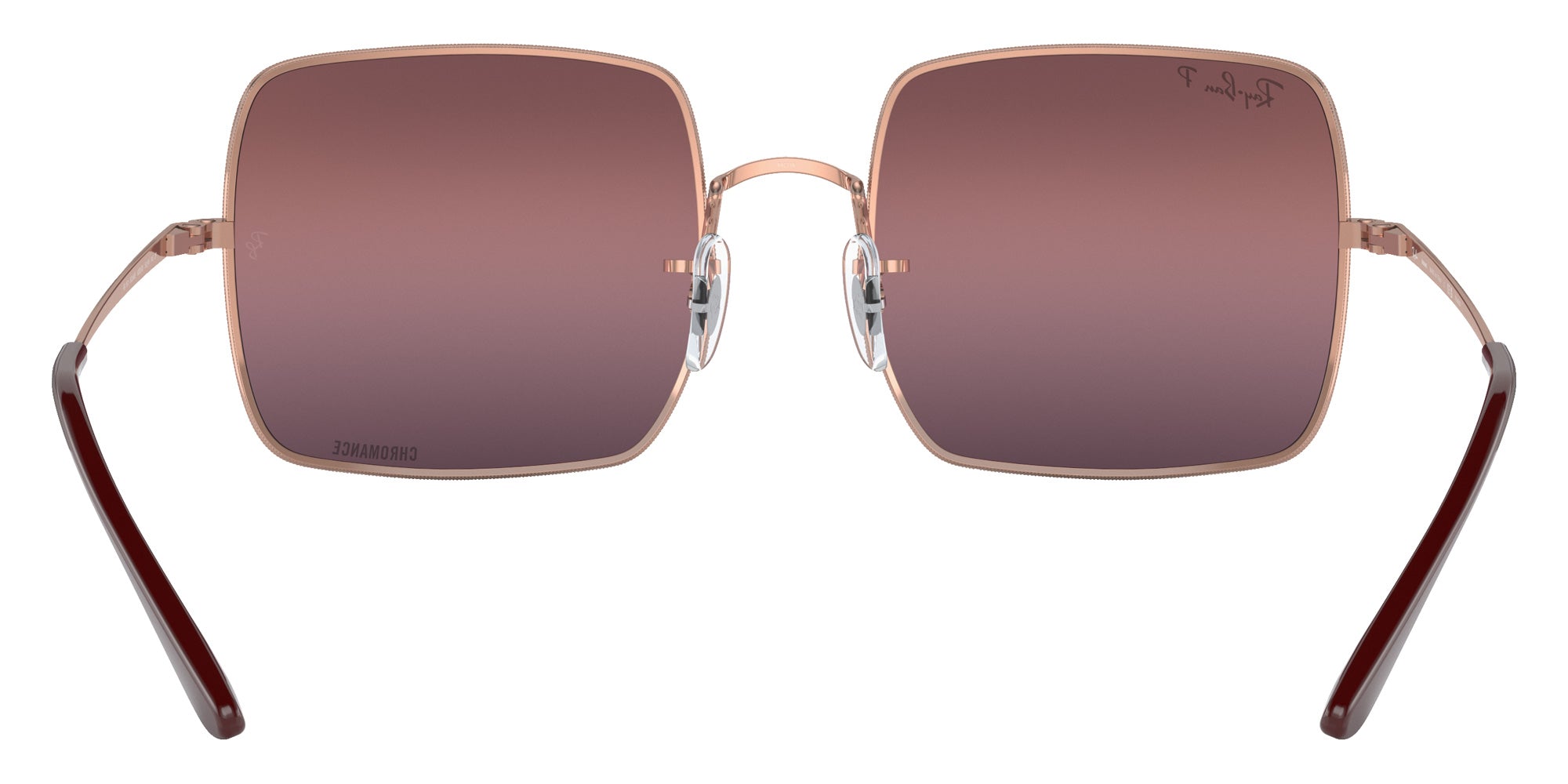 Ray-Ban RB1971 Square 1971 9202G9 54 - Rose Gold / Red Polarized+ Mirrored #id:rb19719202g9_s:102115