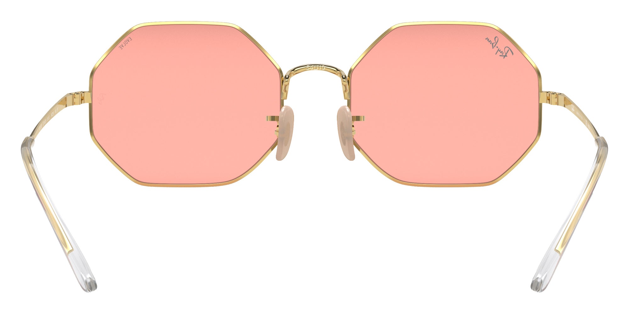 Ray-Ban RB1972 Octagon 1972 Mirror Evolve 001/3E 54 - Arista Gold / Pink Gray Photochromic #id:rb19720013e_s:100115