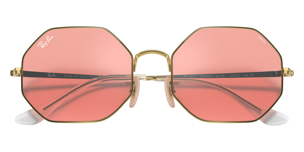 Ray-Ban RB1972 Octagon 1972 Mirror Evolve 001/3E 54 - Arista Gold / Pink Gray Photochromic #id:rb19720013e_s:100130