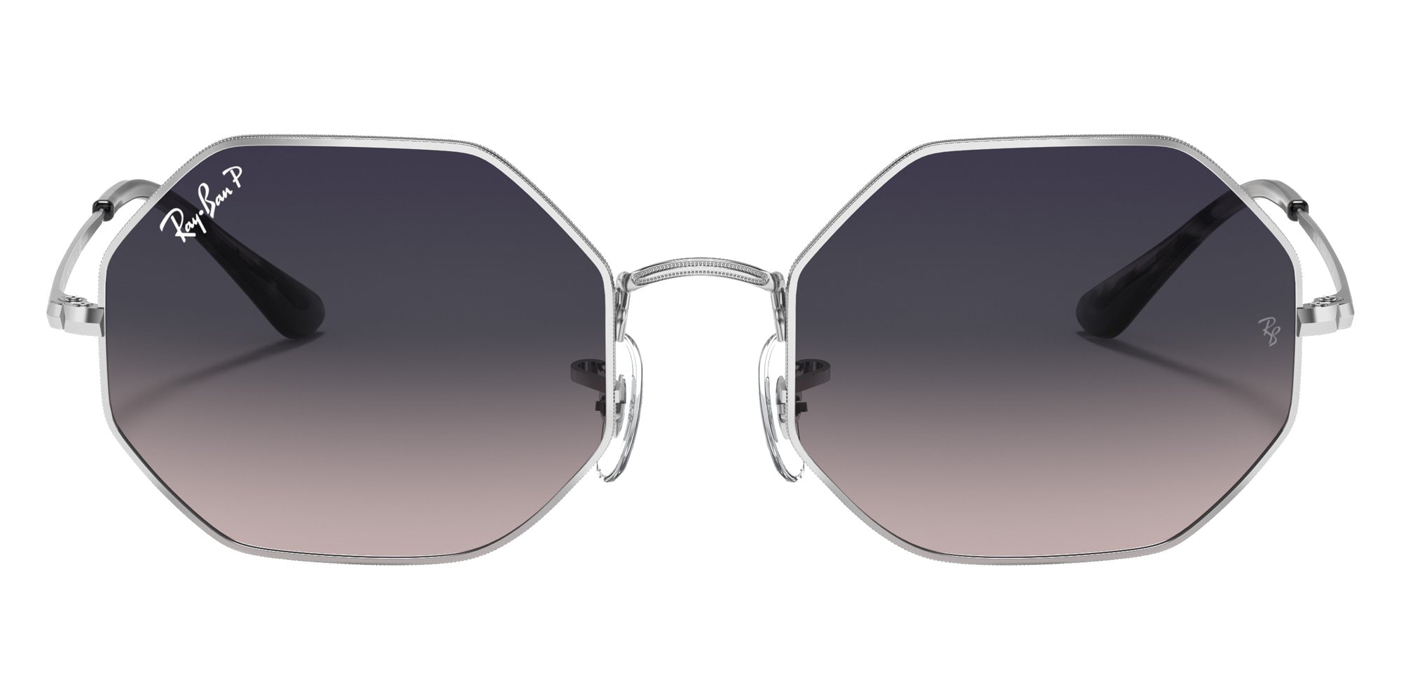 Ray-Ban RB1972 Octagon 1972 914978 54 - Silver / Polarized Blue & Gray Gradient #id:rb1972914978_s:100100
