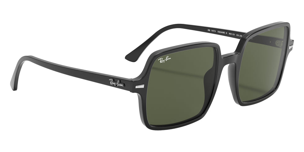 Ray-Ban RB1973 Square II 901/31 53 - Black / G-15 Green #id:rb197390131_s:100120