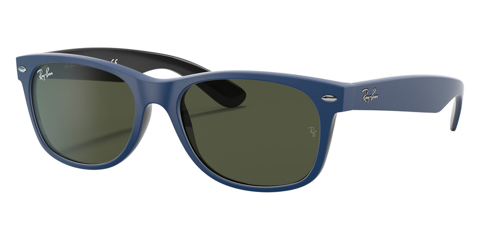 Ray-Ban RB2132 New Wayfarer Color Mix 646331 55 - Blue / G-15 Green #id:rb2132646331_s:100105