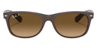 Ray-Ban RB2132 New Wayfarer Classic 6608M2 55 - Transparent Brown / Brown Polarized #id:rb21326608m2_s:100100