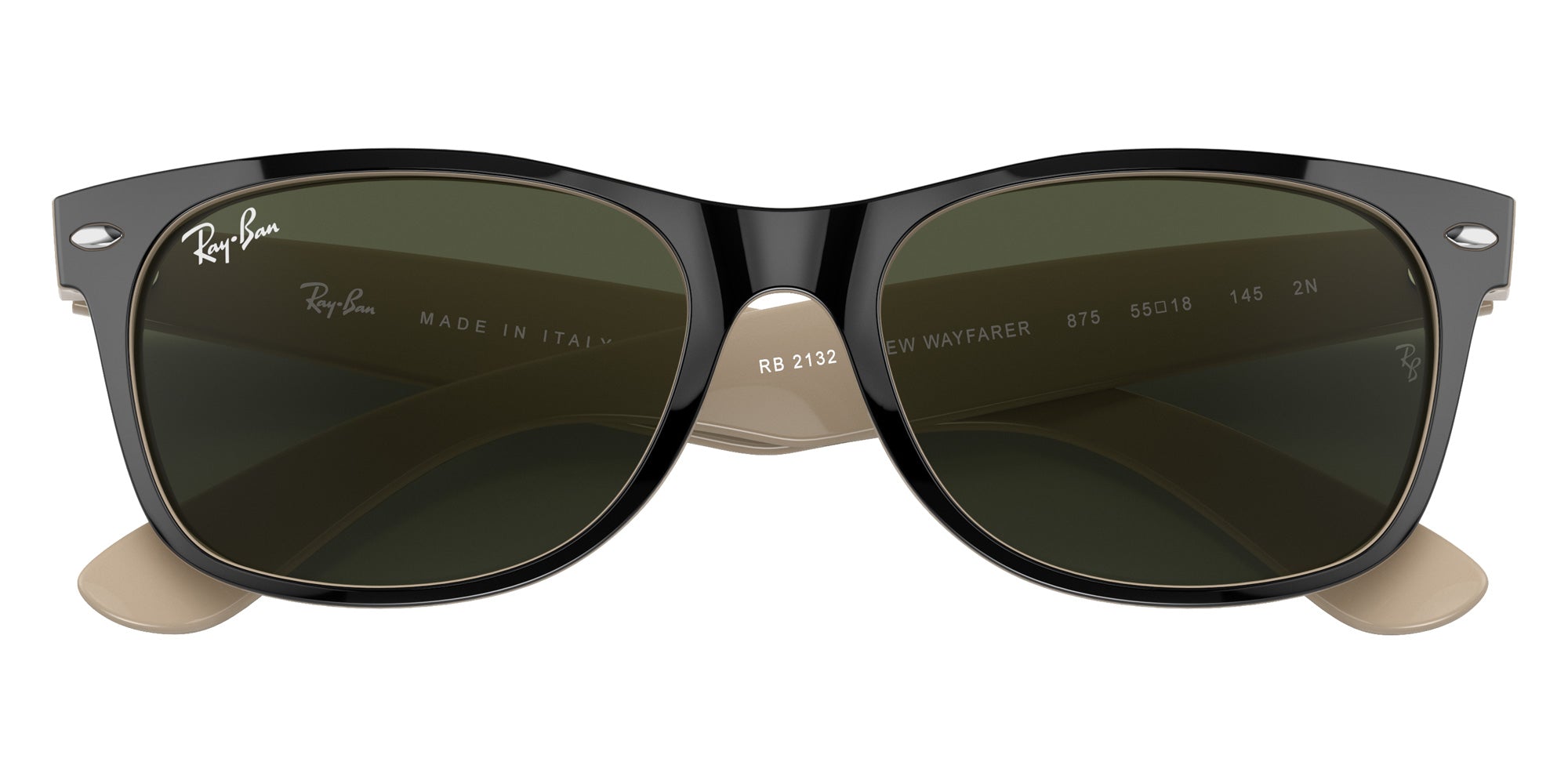 Ray-Ban RB2132 New Wayfarer Color Mix 875 55 - Black #id:rb2132875_s:102125