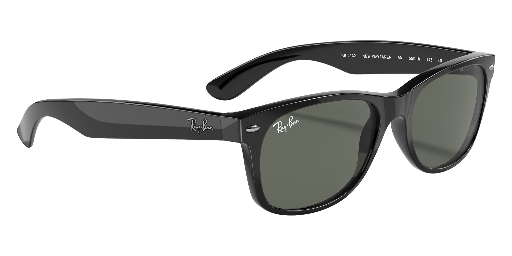 Ray-Ban RB2132 New Wayfarer Classic 901 55 - Black #id:rb2132901_s:100120