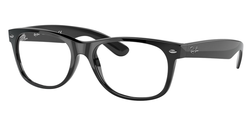 Ray-Ban RB2132 New Wayfarer Blue-Violet Light Clear 901/BF 52 - Black / Clear Mirrored #id:rb2132901bf_s:100105