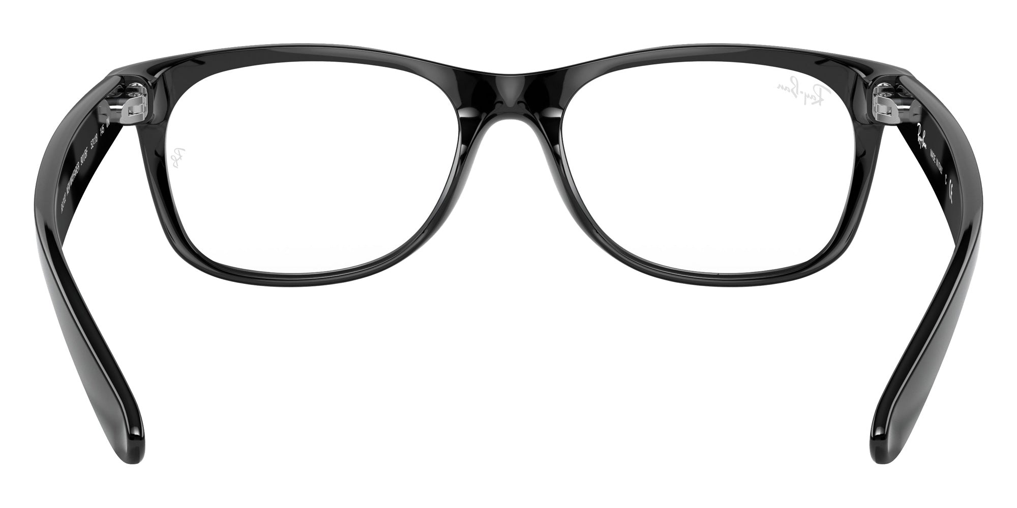 Ray-Ban RB2132 New Wayfarer Blue-Violet Light Clear 901/BF 52 - Black / Clear Mirrored #id:rb2132901bf_s:100115