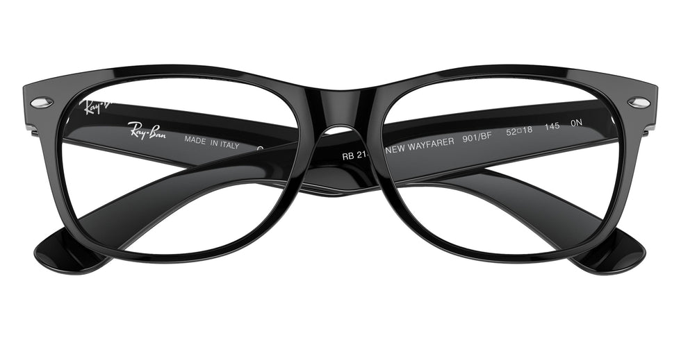 Ray-Ban RB2132 New Wayfarer Blue-Violet Light Clear 901/BF 52 - Black / Clear Mirrored #id:rb2132901bf_s:100125