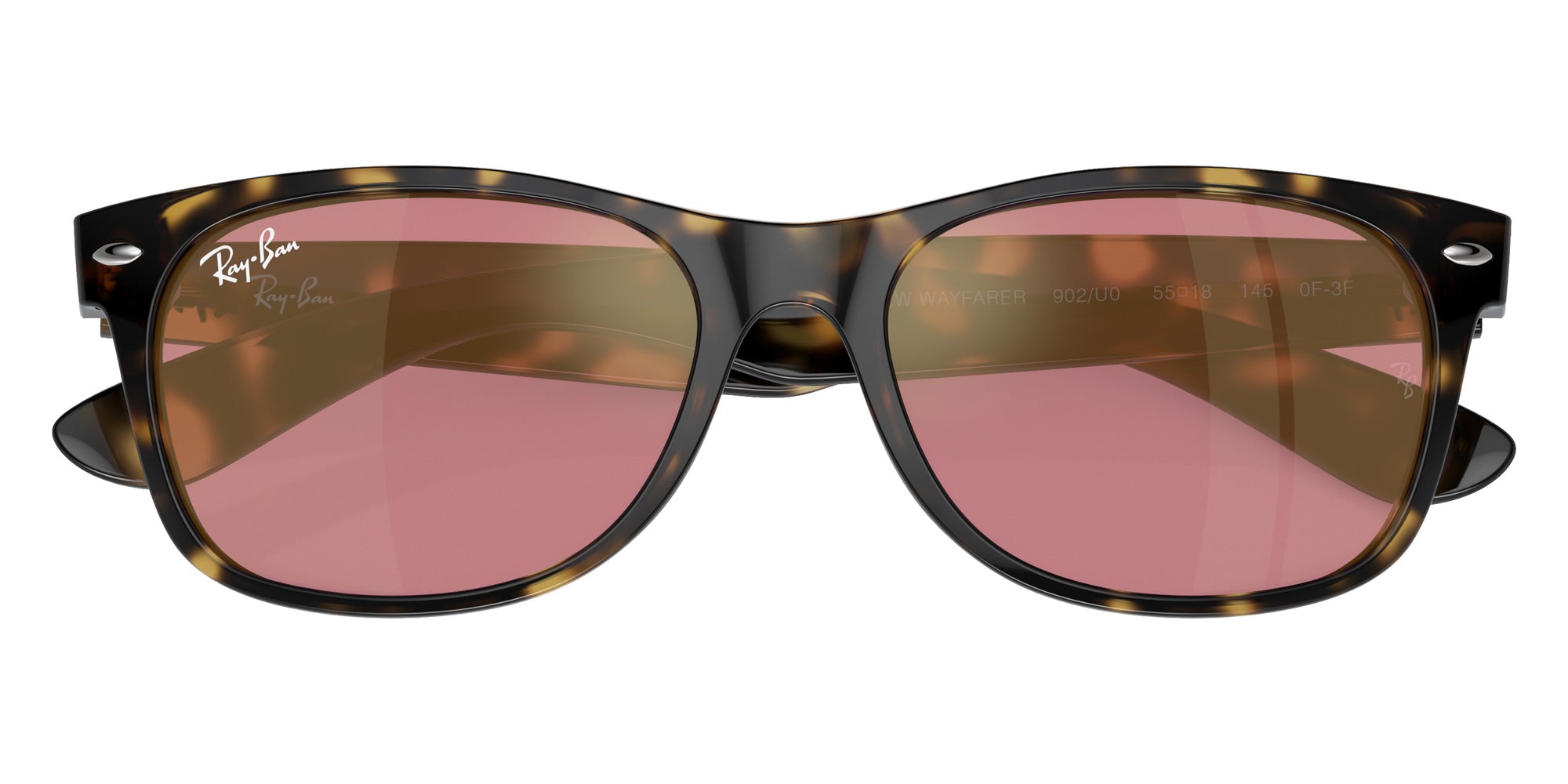 Ray-Ban RB2132 New Wayfarer Classic 902/U0 55 - Havana / Violet/Gold Mirrored Photochromic #id:rb2132902u0_s:100130