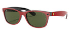 Ray-Ban RB2132M Scuderia Ferrari Collection F63931 55 - Red / G-15 Green #id:rb2132mf63931_s:100105