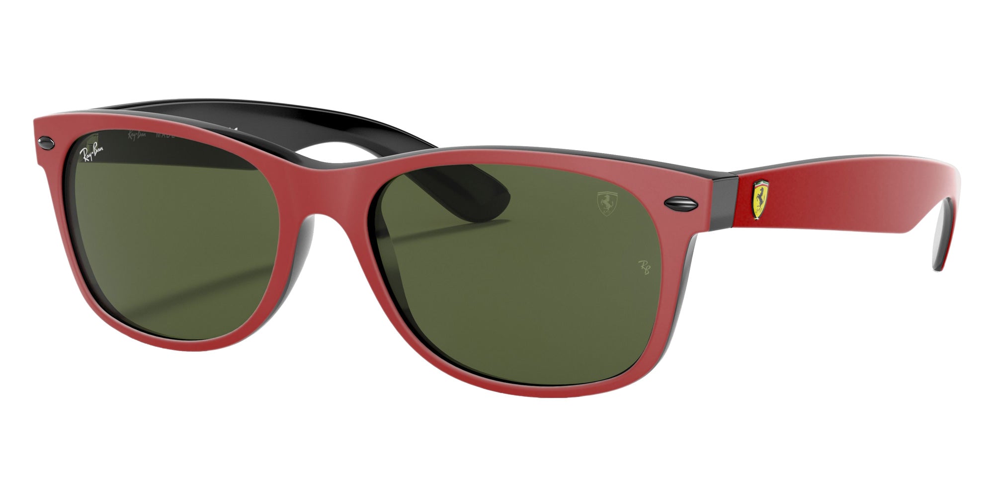 Ray-Ban RB2132M Scuderia Ferrari Collection F63931 55 - Red / G-15 Green #id:rb2132mf63931_s:100105