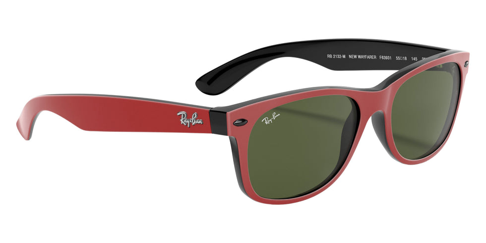 Ray-Ban RB2132M Scuderia Ferrari Collection F63931 55 - Red / G-15 Green #id:rb2132mf63931_s:100120