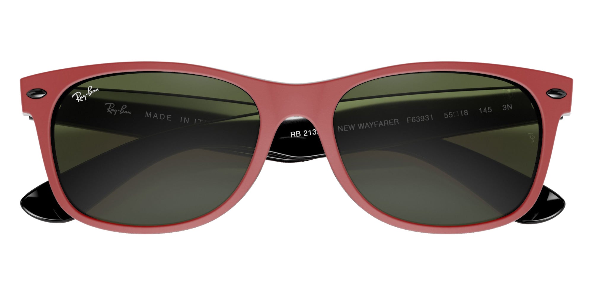 Ray-Ban RB2132M Scuderia Ferrari Collection F63931 55 - Red / G-15 Green #id:rb2132mf63931_s:100125