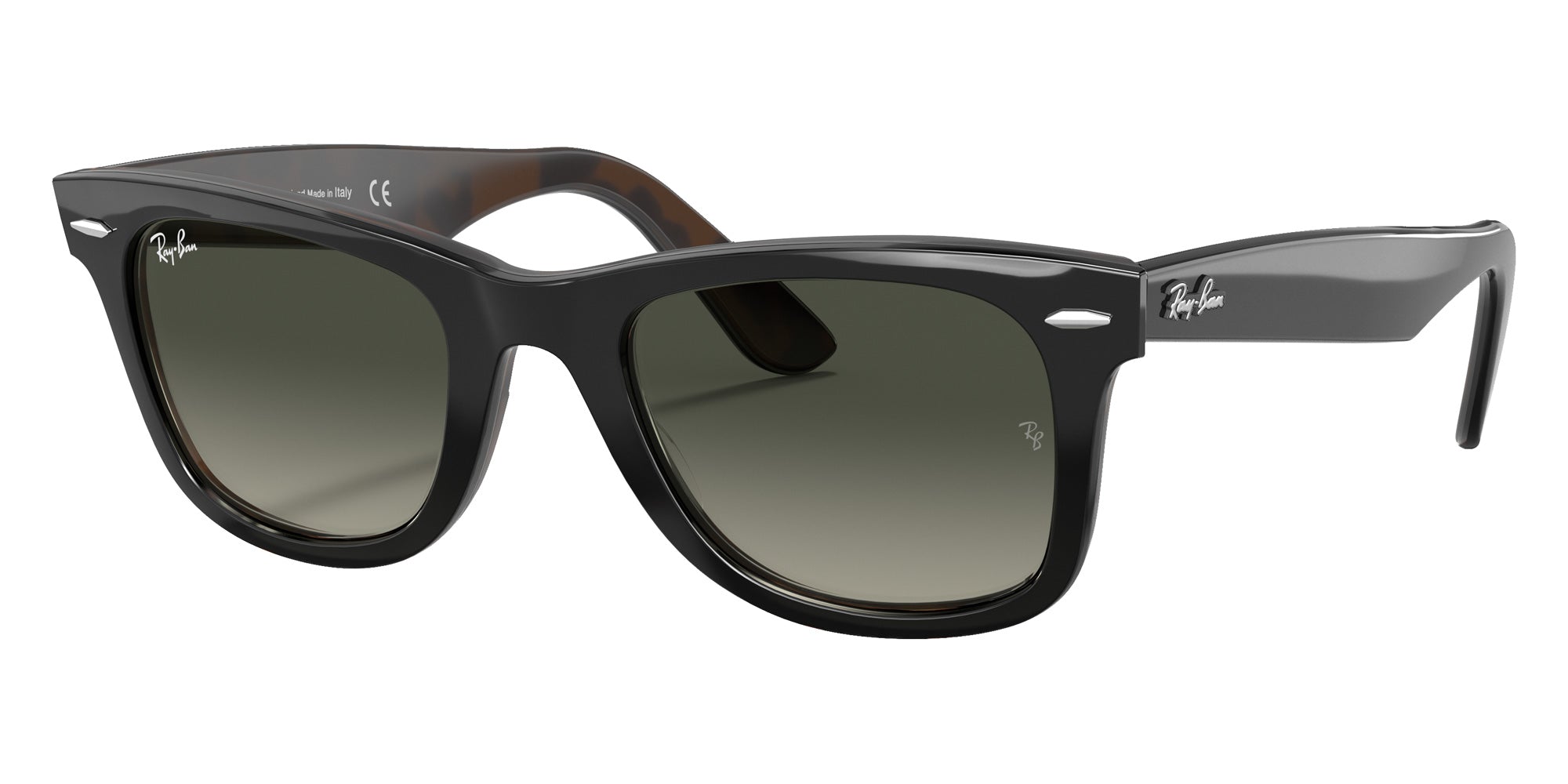 Ray-Ban RB2140 Original Wayfarer Color Mix 127771 50 - Gray on Havana / Gray Gradient #id:rb2140127771_s:100105