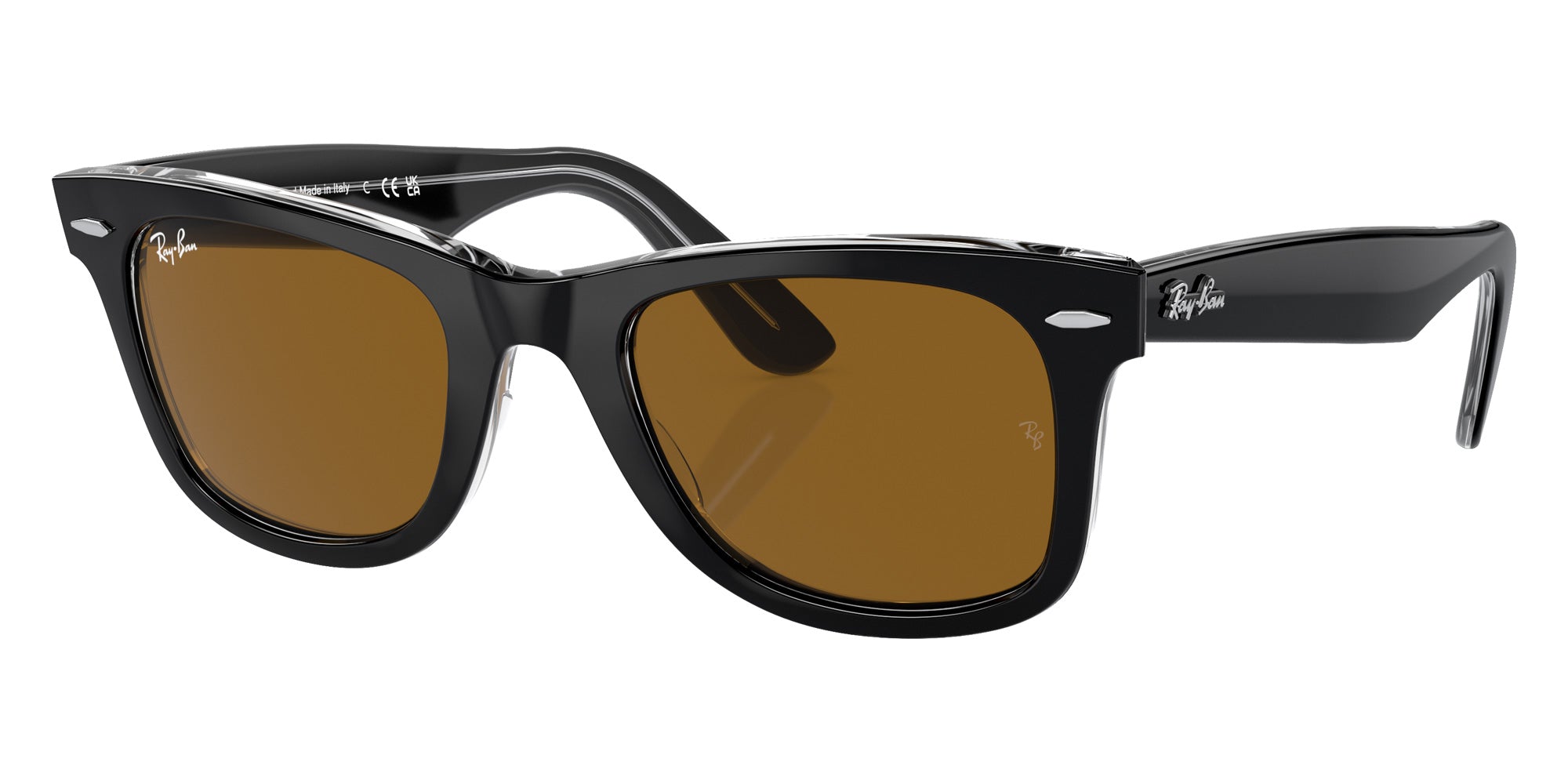 Ray-Ban RB2140 Original Wayfarer Classic 129433 50 - Black on Transparent #id:rb2140129433_s:100105