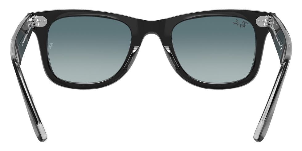 Ray-Ban RB2140 Original Wayfarer Bicolor 12943M 50 - Black on Transparent / Blue Gradient #id:rb214012943m_s:100115
