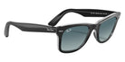 Ray-Ban RB2140 Original Wayfarer Bicolor 12943M 50 - Black on Transparent / Blue Gradient #id:rb214012943m_s:100120