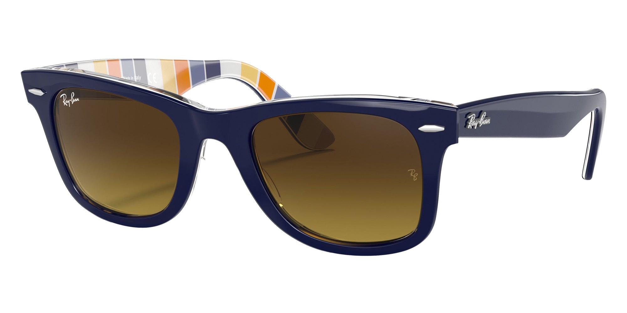 Ray-Ban RB2140 Original Wayfarer Color Mix 132085 54 - Blue / Brown Gradient #id:rb2140132085_s:100105