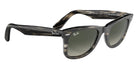 Ray-Ban RB2140 Original Wayfarer 136071 50 - Striped Gray / Gradient Gray #id:rb2140136071_s:100120