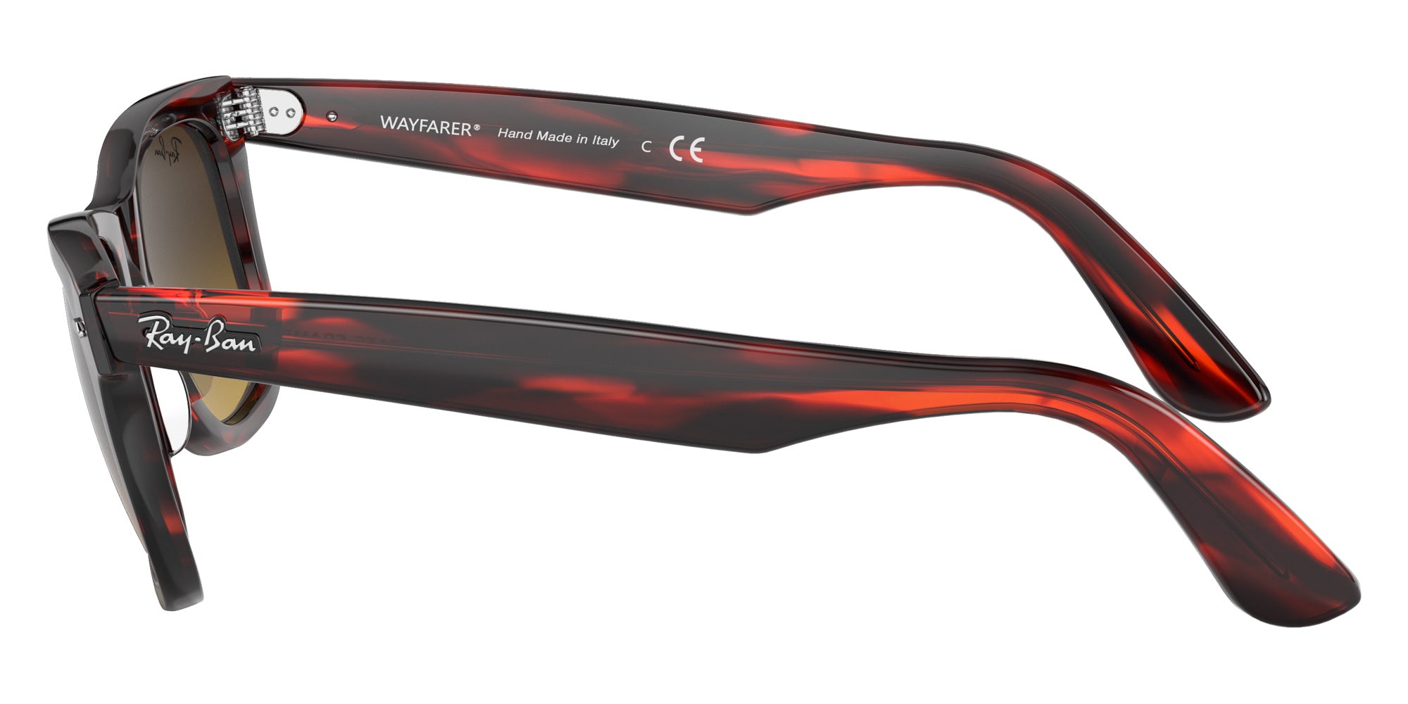 Ray-Ban RB2140 Original Wayfarer Bio-Based 136285 50 - Striped Red #id:rb2140136285_s:100110