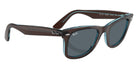 Ray-Ban RB2140 Original Wayfarer Classic 1446R5 50 - Brown on Transparent Blue / Blue #id:rb21401446r5_s:102120