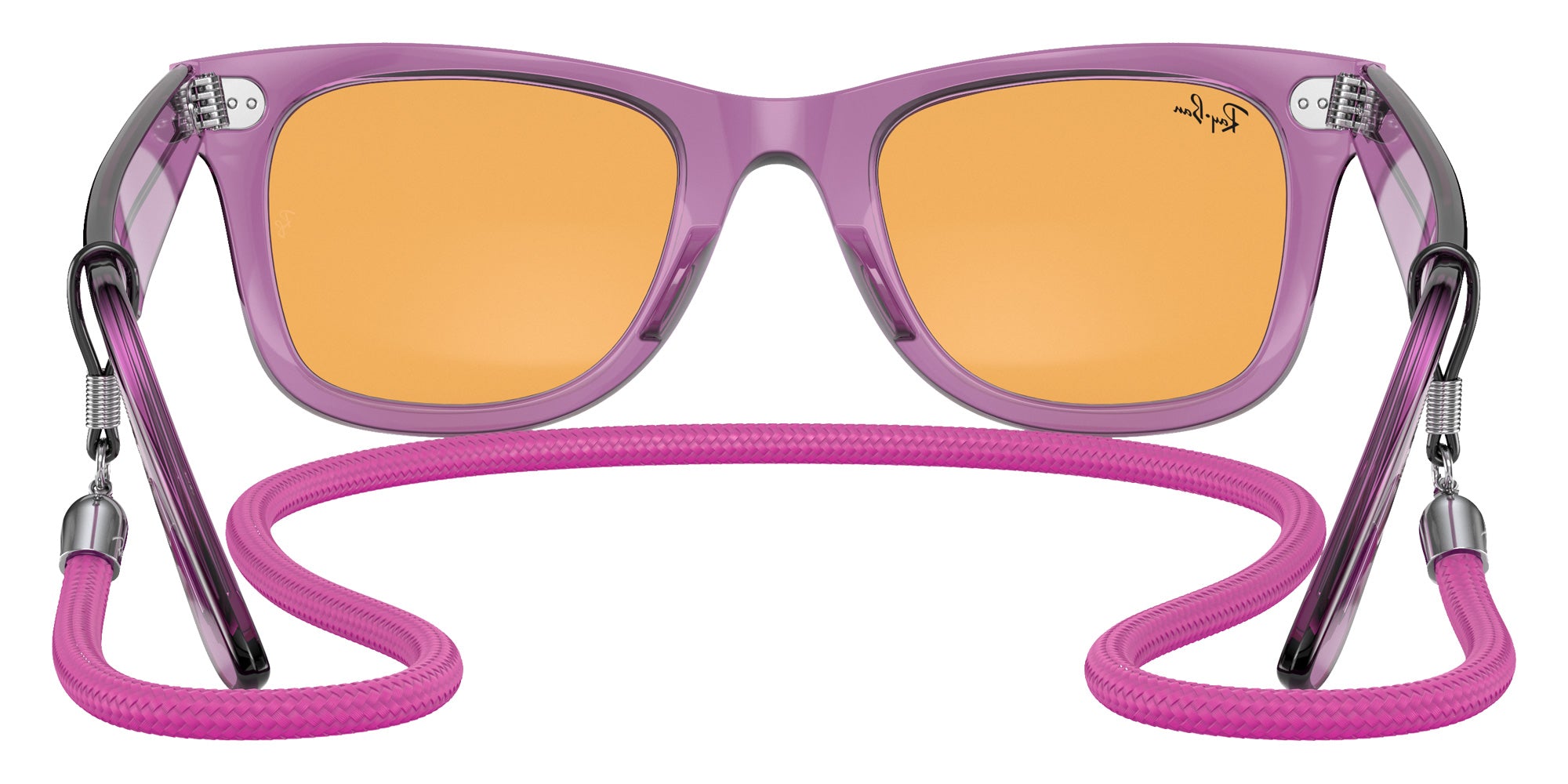 Ray-Ban RB2140 Original Wayfarer Colorblock 661313 50 - Transparent Violet / Orange #id:rb2140661313_s:100115