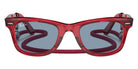 Ray-Ban RB2140 Original Wayfarer Colorblock 661456 50 - Transparent Red #id:rb2140661456_s:100100