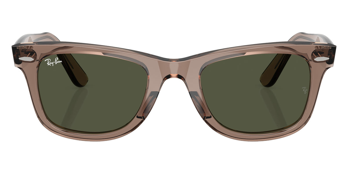 Ray-Ban RB2140 Original Wayfarer Classic 682731 50 - Transparent Light Brown / Crystal Green #id:rb2140682731_s:104100
