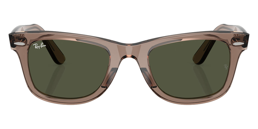 Ray-Ban RB2140 Original Wayfarer Classic 682731 50 - Transparent Light Brown / Crystal Green #id:rb2140682731_s:104100